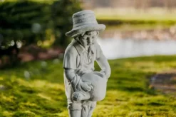 Gartendekoparadies Enfants & Anges-Boy Figurine with Watering Can
