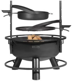 Gartendekoparadies Bols À Feu & Poêles De Jardin-Bras de suspension pour braséro «BANDITO» et «MONTANA X»