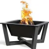 Gartendekoparadies Bols À Feu & Poêles De Jardin-Braséro de jardin «BRASIL» 70 x 70 cm