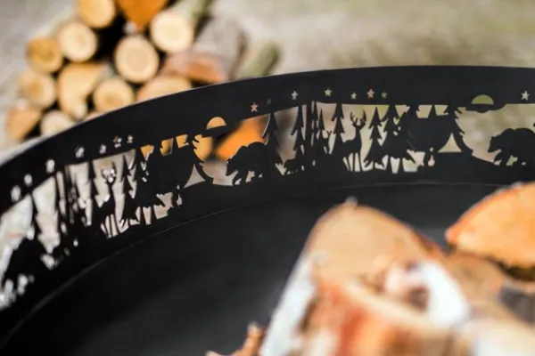 Gartendekoparadies Bols À Feu & Poêles De Jardin-Braséro de jardin «FOREST» 80 cm