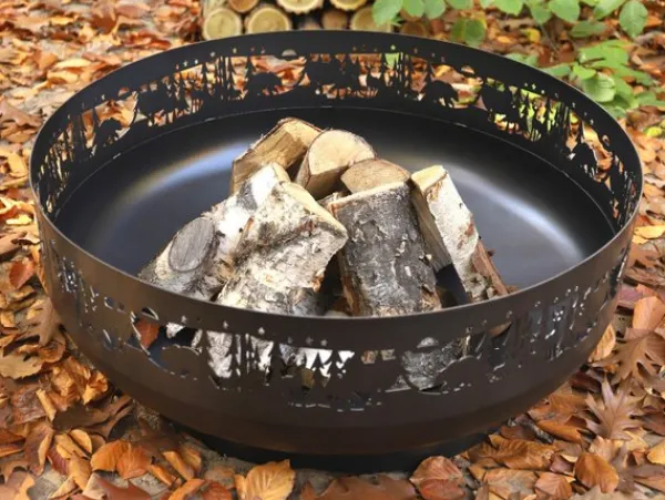 Gartendekoparadies Bols À Feu & Poêles De Jardin-Braséro de jardin «FOREST» 80 cm