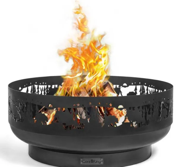 Gartendekoparadies Bols À Feu & Poêles De Jardin-Braséro de jardin «FOREST» 80 cm