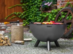 Gartendekoparadies Bols À Feu & Poêles De Jardin-Braséro de jardin Premium «KONGO» 85 cm