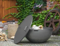 Gartendekoparadies Bols À Feu & Poêles De Jardin-Braséro de jardin Premium «DALLAS» 85 cm