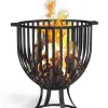Gartendekoparadies Bols À Feu & Poêles De Jardin-Braséro d'extérieur Panier à feu «KATAR»