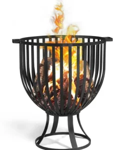 Gartendekoparadies Bols À Feu & Poêles De Jardin-Braséro d'extérieur Panier à feu «KATAR»
