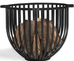 Gartendekoparadies Bols À Feu & Poêles De Jardin-Braséro d'extérieur Panier à feu «KATAR»