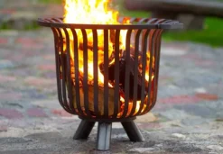 Gartendekoparadies Bols À Feu & Poêles De Jardin-Braséro d'extérieur Panier à feu « VERONA »