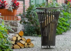 Gartendekoparadies Bols À Feu & Poêles De Jardin-Braséro d'extérieur Panier à feu «FLAME»