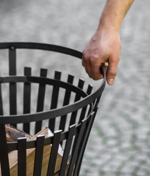 Gartendekoparadies Bols À Feu & Poêles De Jardin-Braséro d'extérieur Panier à feu «FLAME»