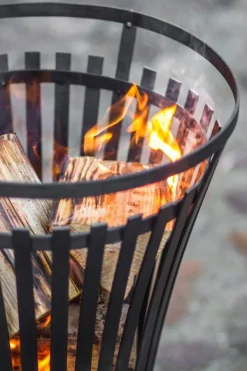 Gartendekoparadies Bols À Feu & Poêles De Jardin-Braséro d'extérieur Panier à feu «FLAME»