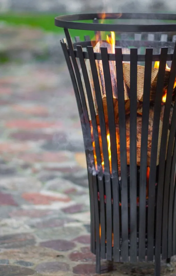 Gartendekoparadies Bols À Feu & Poêles De Jardin-Braséro d'extérieur Panier à feu «FLAME»