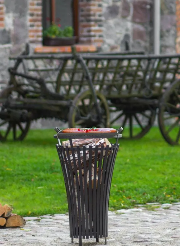 Gartendekoparadies Bols À Feu & Poêles De Jardin-Braséro d'extérieur Panier à feu «FLAME»
