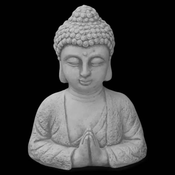 Gartendekoparadies Bouddhas-Buste de bouddha au geste de namaste