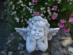 Gartendekoparadies Enfants & Anges-Buste d'ange avec des ailes