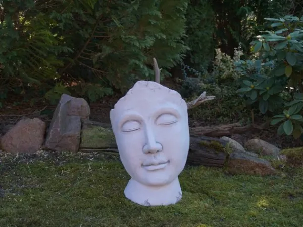 Gartendekoparadies Belle-buste sculpture visage