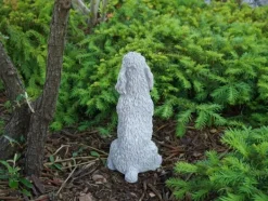 Gartendekoparadies Animaux-Caniche fier avec des boucles pulpeuses