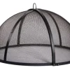 Gartendekoparadies Bols À Feu & Poêles De Jardin-Capot grille de protection contre les étincelles articulé à accèss facile pour braséro 59 cm