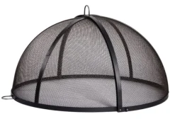 Gartendekoparadies Bols À Feu & Poêles De Jardin-Capot grille de protection contre les étincelles articulé à accèss facile pour braséro 59 cm