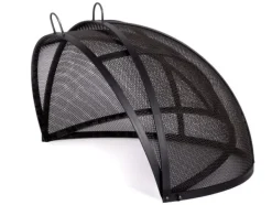 Gartendekoparadies Bols À Feu & Poêles De Jardin-Capot grille de protection contre les étincelles articulé à accèss facile pour braséro 59 cm