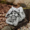 Gartendekoparadies Gnome-Ce gnome est sur le point d'éclater de rire