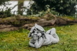 Gartendekoparadies Gnome-Ce gnome est sur le point d'éclater de rire