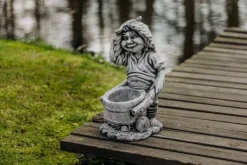 Gartendekoparadies Gnome-Ce gnome est vraiment occupé