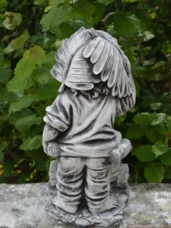 Gartendekoparadies Gnome-Ce gnome est vraiment occupé