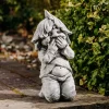 Gartendekoparadies Gnome-Ce gnome ne dit rien du tout