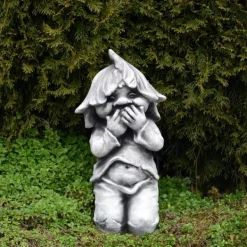 Gartendekoparadies Gnome-Ce gnome ne dit rien du tout