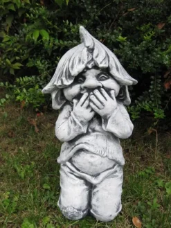 Gartendekoparadies Gnome-Ce gnome ne dit rien du tout