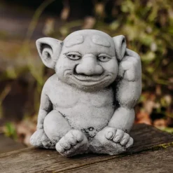 Gartendekoparadies Trolls-Ce troll dit : "Il est fou !"