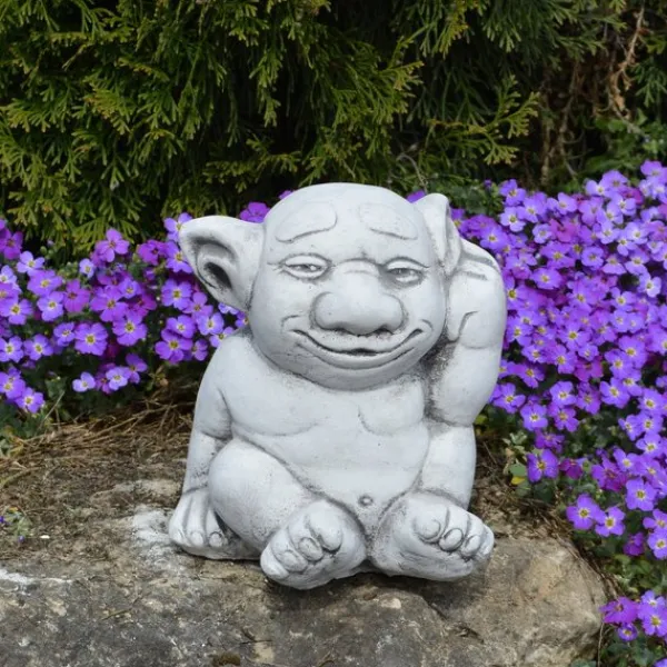 Gartendekoparadies Trolls-Ce troll dit : "Il est fou !"
