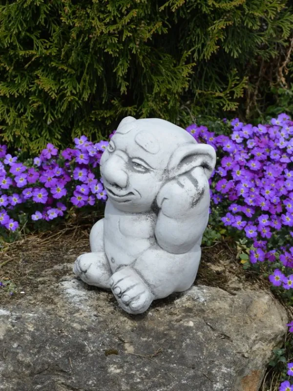 Gartendekoparadies Trolls-Ce troll dit : "Il est fou !"