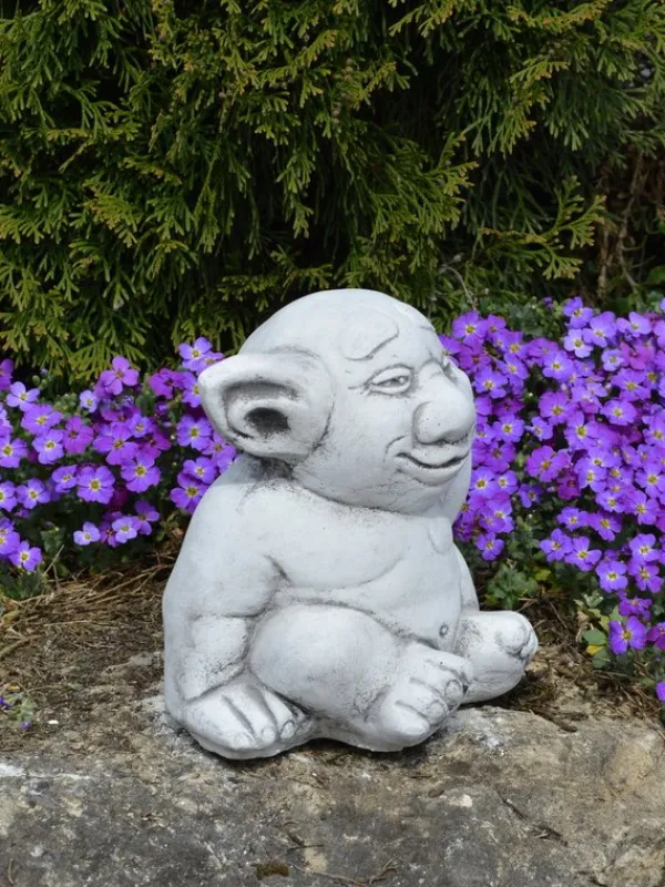 Gartendekoparadies Trolls-Ce troll dit : "Il est fou !"