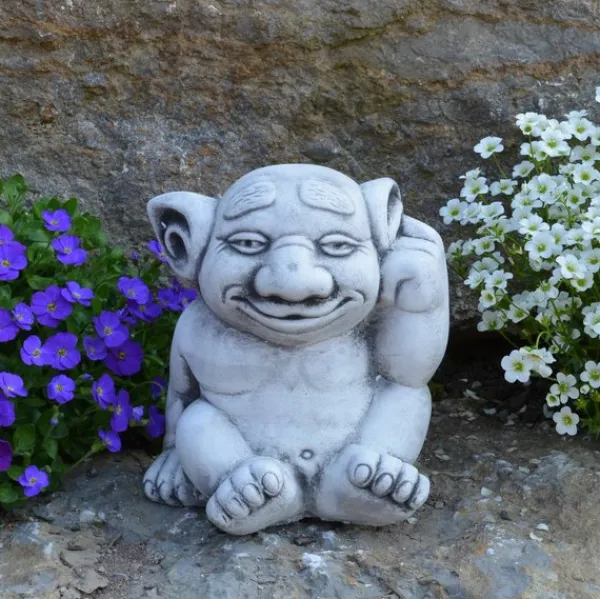 Gartendekoparadies Trolls-Ce troll dit : "Il est fou !"