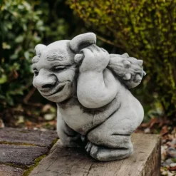 Gartendekoparadies Trolls-Ce troll se prend pour un Néandertalien