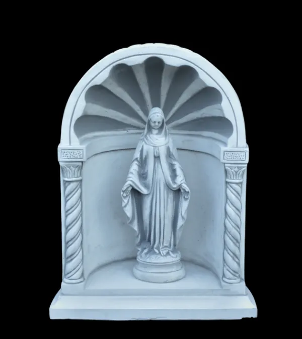 Gartendekoparadies Figures & Statues|Enfants & Anges-Chapelle avec la statue de Sainte-Marie