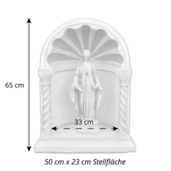 Gartendekoparadies Figures & Statues|Enfants & Anges-Chapelle avec la statue de Sainte-Marie