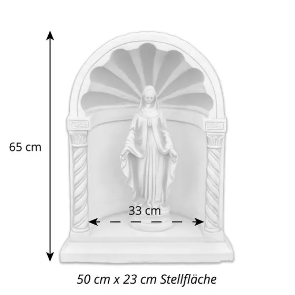 Gartendekoparadies Figures & Statues|Enfants & Anges-Chapelle avec la statue de Sainte-Marie