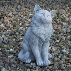 Gartendekoparadies Animaux-chat assis