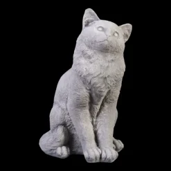 Gartendekoparadies Animaux-chat assis