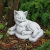 Gartendekoparadies Animaux-Chat avec pelote de laine
