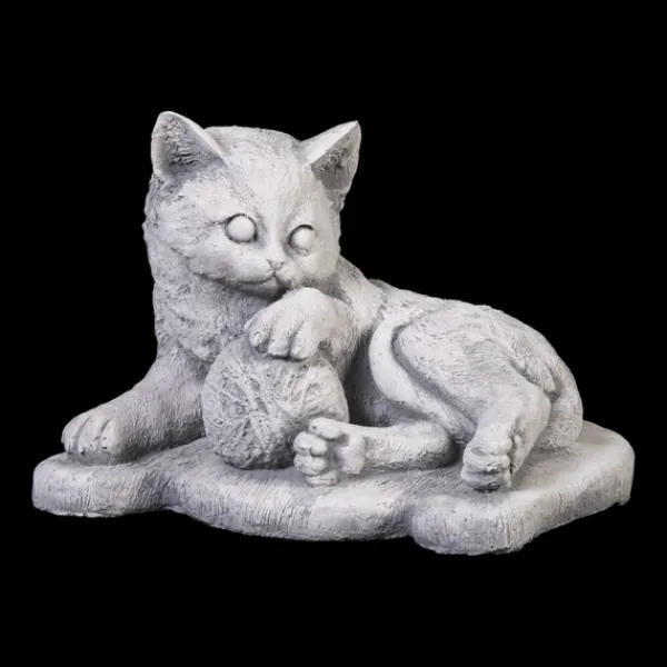Gartendekoparadies Animaux-Chat avec pelote de laine