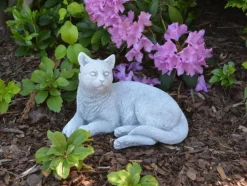 Gartendekoparadies Animaux-chat couché