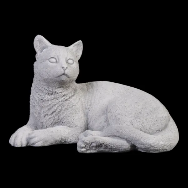 Gartendekoparadies Animaux-chat couché