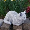 Gartendekoparadies Animaux-chat couché