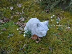 Gartendekoparadies Animaux-chat couché