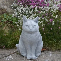 Gartendekoparadies Animaux-chat debout