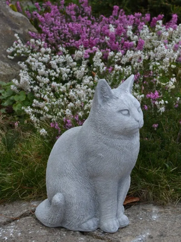 Gartendekoparadies Animaux-chat debout